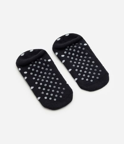 Media Ballet en Algodón con Antideslizante  y Estampa de Lunares 2