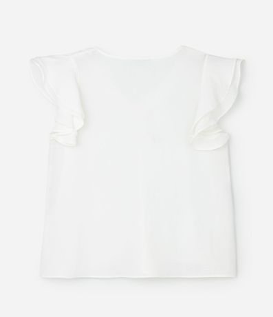 Blusa en Crepé con Volado en el Hombro Curve & Plus Size 6