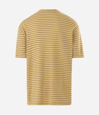 Remera Boxy Rayada en Algodón Hilo Teñido 6
