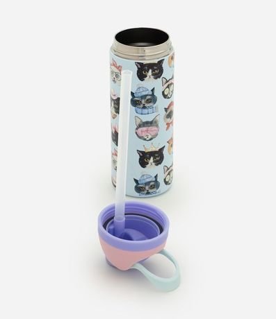 Botella Térmica con Estampa de Gatos 750ml 4
