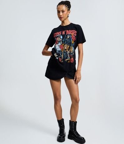 Remera en Algodón con Estampado Guns N’ Roses 2