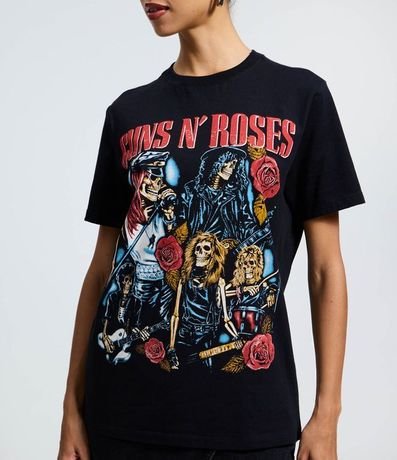 Remera en Algodón con Estampado Guns N’ Roses 5