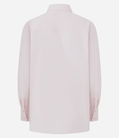 Camisa Oversized en Tricolina Efecto Empapelado 3
