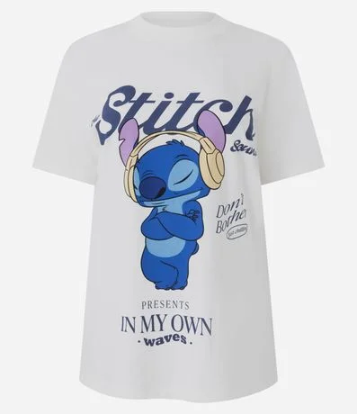 Remera en Algodón con Estampa de Stitch 2