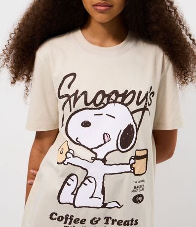 Remera en Algodón con Estamapa Snoopy 3