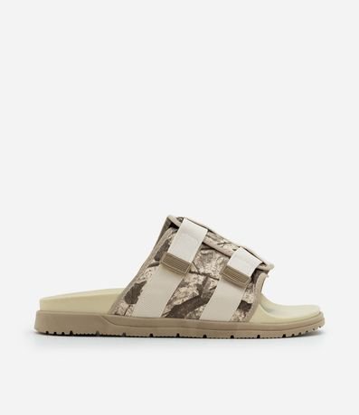 Ojota Slide Camuflado con Tiras Ajustables