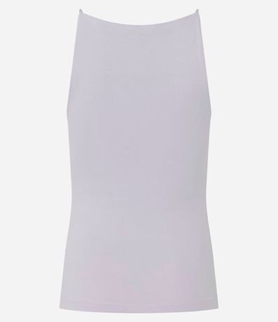Blusa sin Manga con Escote Halter y Alça Elástico 3
