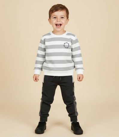Pantalón Infantil con Recortes Tricolor y Cordón – Talle 1 a 5 años 4