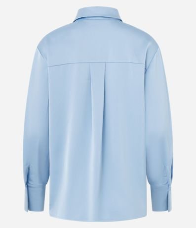 Camisa Satinada con Cuello Clásico 2