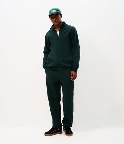 Pantalón Algodón Reta con Tape Lateral