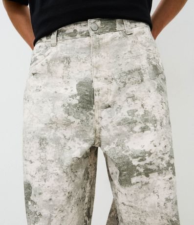 Pantalón Sarga Super Baggy Estampada 3