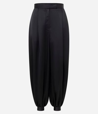 Pantalón Aladim en Satén con Bajo Ajustado 5