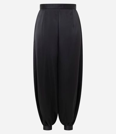 Pantalón Aladim en Satén con Bajo Ajustado 6