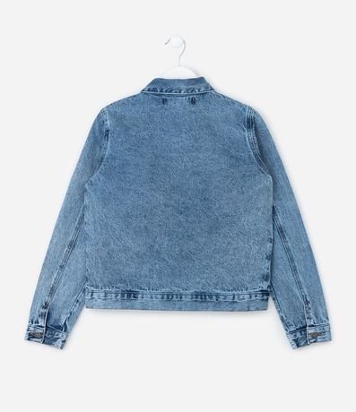 Campera Jeans Infantil con Bordado de Estrellas - Talle 5 a 14 años 3