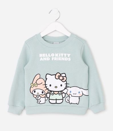 Conjunto Infantil Hello Kitty saco Cropped y Pantalón Flare – Talle 1 a 6 años 3