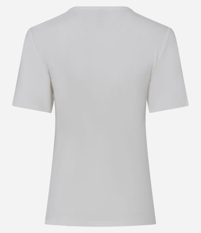 Blusa Peplum Manga Corta en Viscosa con Recortes 5