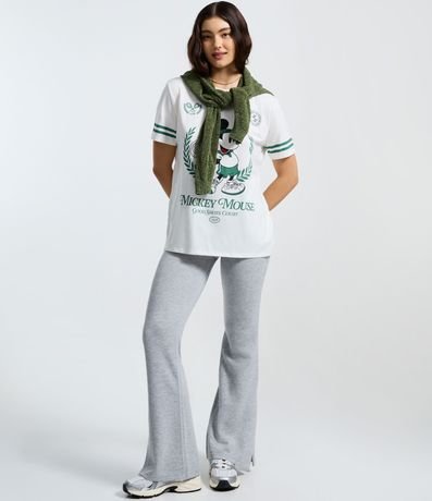Remera en Media Malla con Estampa de Mickey 2