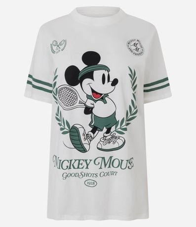 Remera en Media Malla con Estampa de Mickey 1