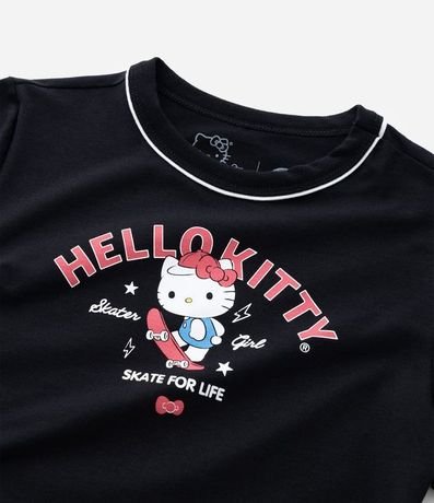 Remera Manga Corta en Algodón con Estampa de Hello Kitty Skate 10
