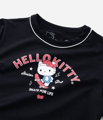 Remera Manga Corta en Algodón con Estampa de Hello Kitty Skate 6