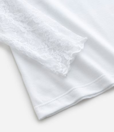 Remera Infantil con Encaje y Estampado Hello Kitty – Talle 5 a 16 años 8