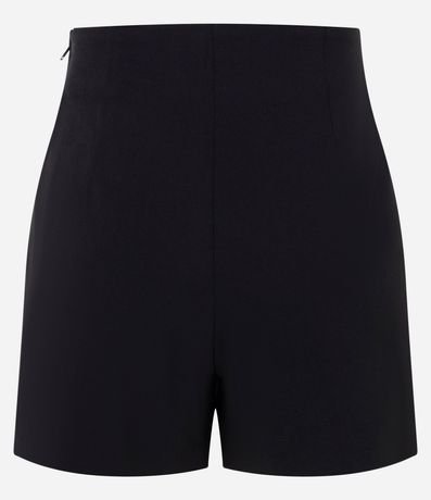 Short Pollera en Bengalina con Cinturón de Hebilla 6