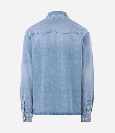 Camisa Jeans Overshirt Manga larga 2