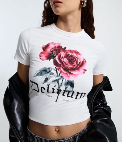 Remera New T-shirt con Estampado Delirium  Floral 3