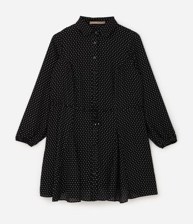 Vestido Chemise de Lunares con Lazo Curve & Plus Size 6