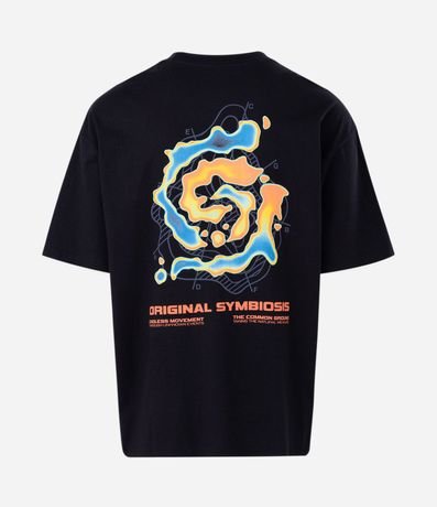 Remera Manga Corta en Algodón Fit Oversized Original Symbioses 2