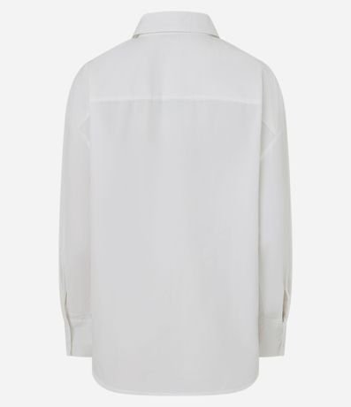 Camisa Oversized en Tricolina Efecto Empapelado 2
