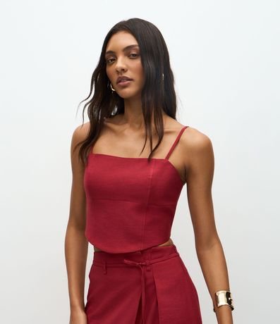 Blusa Sastre en Viscosa con Breteles Finos