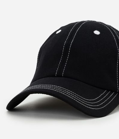 Gorra en Sarga con Lineas Contrastantes 4