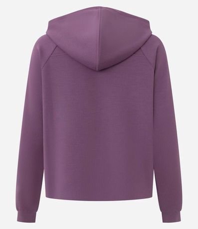 Campera Deportiva en Modal Canelado con Capucha 7