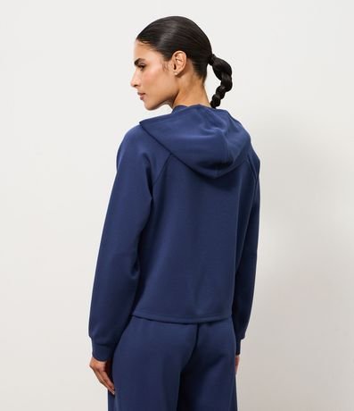 Campera Deportiva en Modal Canelado con Capucha 5