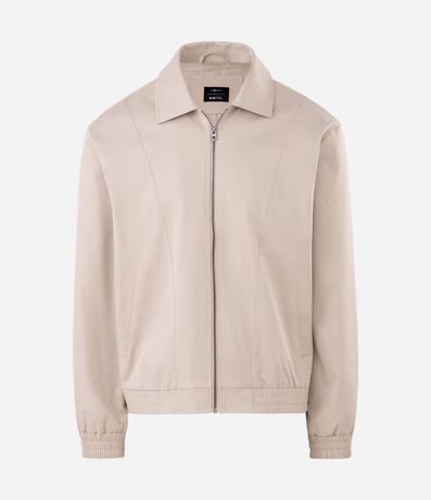 Campera Boxy con Elástico en el Ruedo y Recortes 5
