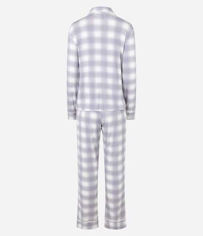 Pijama Americano en Viscolycra con Estampa de Cuadros 7