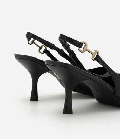 Zapato Slingback con Adorno Lateral 4