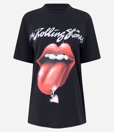 Remera en Algodón con Estampado Rolling Stones 2
