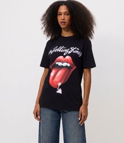 Remera en Algodón con Estampado Rolling Stones 2