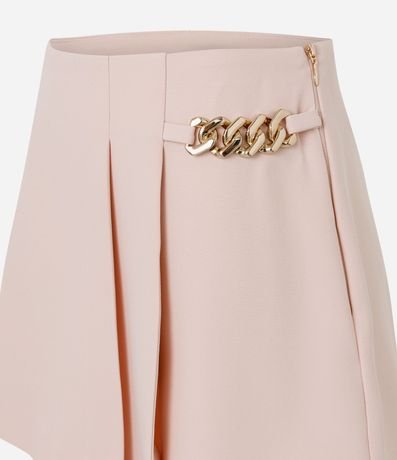 Short Pollera Sastre con Cadena Metálica 3