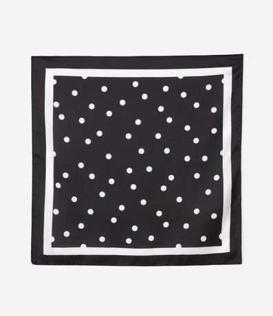 Pañuelo Satinado Para Regalar con Estampado de Lunares 4