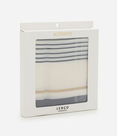 Pañuelo Satinado para Regalar con Estampa Rayada 3