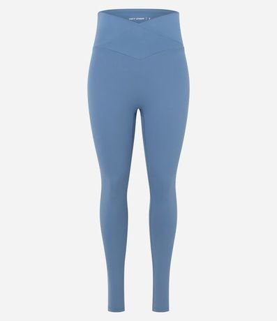 Pantalón Legging Deportiva con Cintura Traspasado y Sin Gancho Delantero