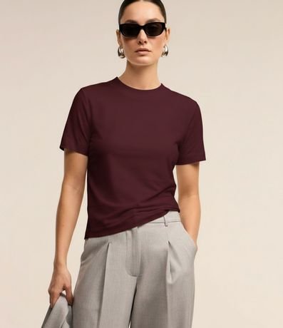 Blusa en Rib con Cuello Redondo 2