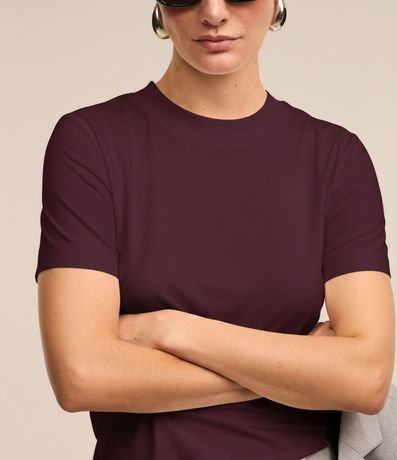 Blusa en Rib con Cuello Redondo 3