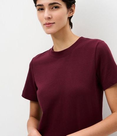 Blusa en Rib con Cuello Redondo 4