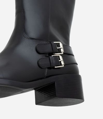 Bota Caña Corta en PU con Salto Bloco 5