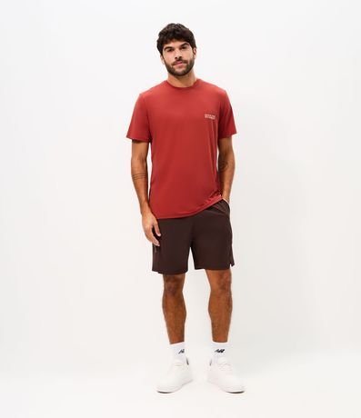 Remera Regular en Poliamida con Tecnologia Dry y Estampa Lettering Seeking My Highs 3
