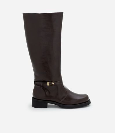 Bota de Montar de PU con Caña Alta 2